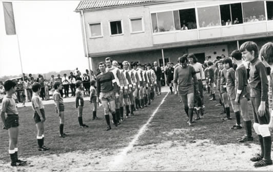 Letztes Heimspiel gegen VfR Willstätt 1973