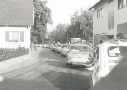 SVF Auto Corso 1973 Auto-Corso des SV Fautenbach zur gewonnen Meisterschaft