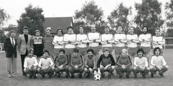 1.Mannschafstfoto in der Saison 1980/81