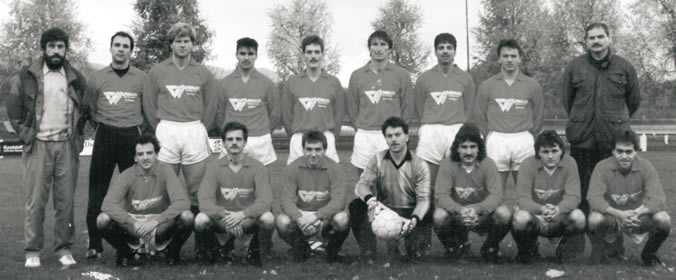 1.Mannschaft des SVF in der Saison 1990/91