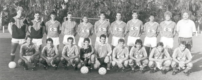 Mannschaftsfoto der 1. Mannschaft in der Saison 1991/92