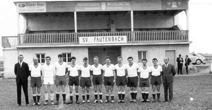 Die 2. Mannschaft des SV Fautenbach im Jahre 1960
